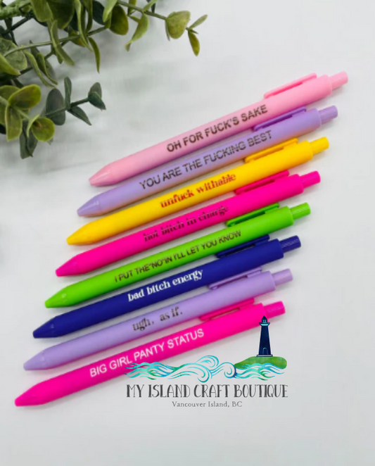 Bad Bitch Funny Pen Set