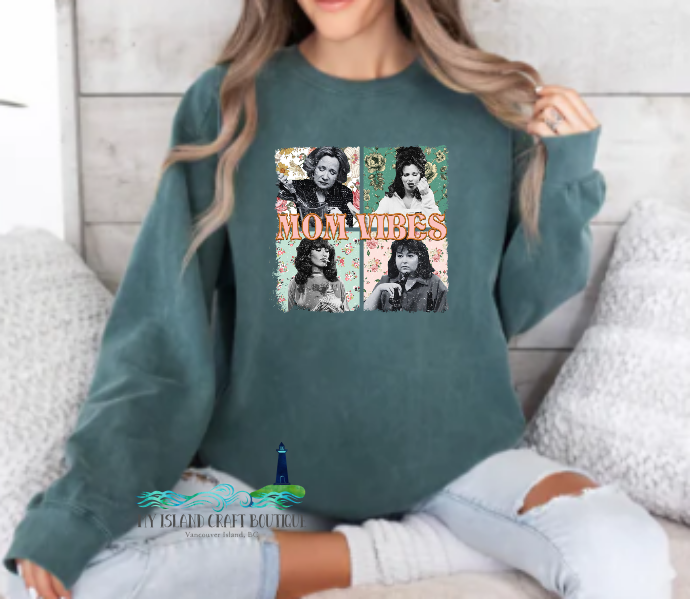 Mom Vibes Crewneck Sweatshirt